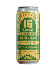 Staff Craft No. 16: Pineapple Express Pale Ale
