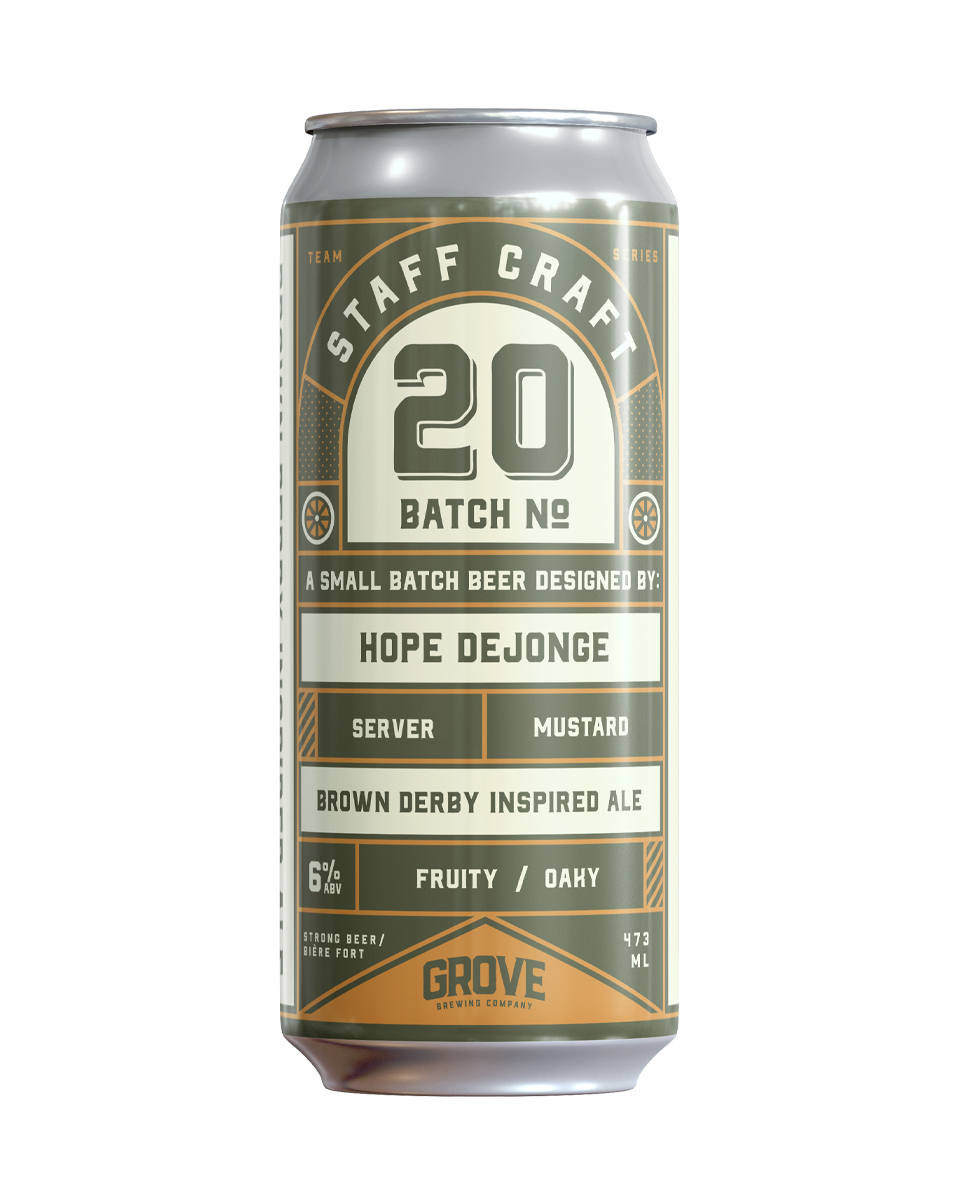 Staff Craft No. 20: Brown Derby Inspired Ale