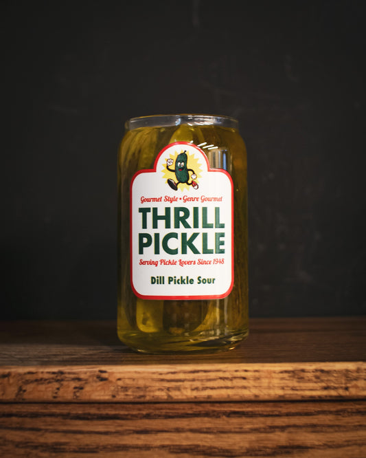 Thrill Pickle Pint Glass 16oz